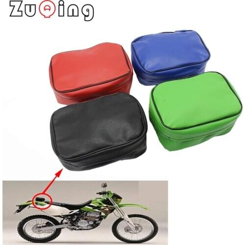 Motorcycle Universal Tool Kit Bag Leather Werkzeug Tashen Storage Tool Pouch For Yamaha Honda Suzuki Kawasaki KLX250 DRZ400