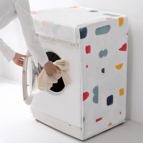 Waterproof Clamshell/Roller Washing Machine Dust Cover Fashion Allinclusive PEVA Dust Cover
