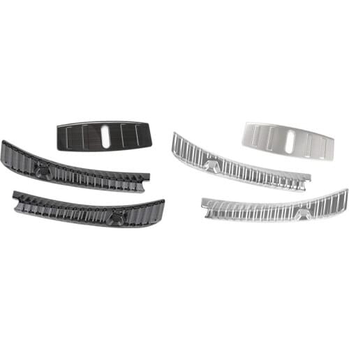 Rear Trunk Bumper Frunk Bumper Protector Guard Stainless Steel for Tesla Model 3(2Pcs)