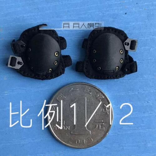 1/12th CrazyFigure Task force ranger Kneepad Model For 6" Figure Doll Toy
