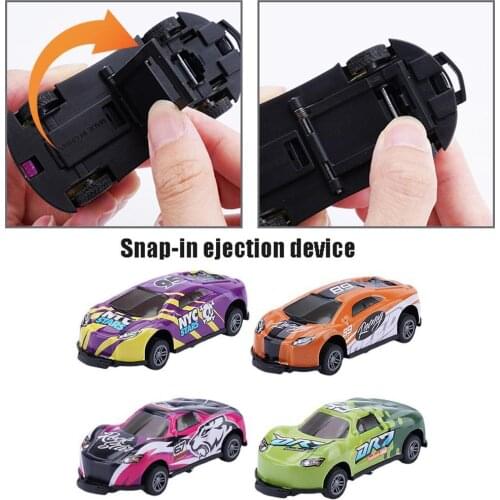 1 Piece Of Rebound Ejection Car Mini Childrens Toy Car Without Battery Model Car Boy Educational Toy
