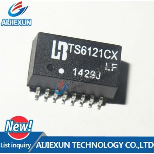 10PCS TS6121CX SOP16 10/100 BASE-T ETHERNET ISOLATION TRANSFORMER New and original