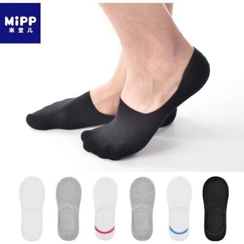 5pairs/lot childrens invisible shallow mouth no trace short girls boat socks Slip Silicone white black baby boys sock for kids