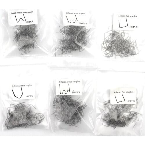 600pcs solder wire for car bumper repair plastic welding hot stapler staples Car bumper plastic welder