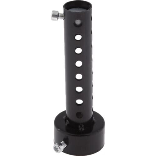 Aluminum Universal Motorcycle Exhaust Silencer 48mm, 5.5 Inch Length, Black