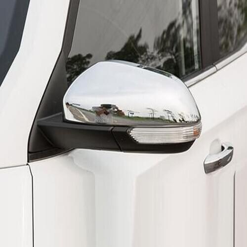 For MG ZS 2017 2018 2019 2020 Accessories Rear View Mirror Covers Trim RearView Mirror Case Caps Cover Bright Chrome Car Styling