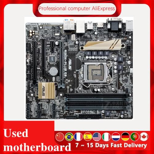 For Asus B150M-PLUS D3 Desktop Motherboard Socket LGA 1151 DDR3 B150 SATA3 USB3.0 Motherboard