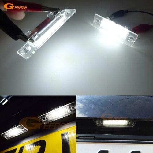 For Volkswagen VW Touran 2003-2010 Excellent Ultra bright Smd Led License plate lamp light lamp No OBC error car Accessories