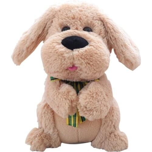 30cm Electric Music Ears Flapping Soft Dog Plush Toy Stuffed Animal With Kid Music Sing Toys For Children kid Christmas Gift