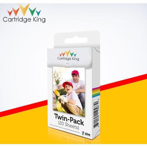 For Polaroid Instax 2x3 Inch Premium ZINK Film Photo Paper 20 Sheets For Snap Touch Z2300 SocialMatic Instant Photo Printer
