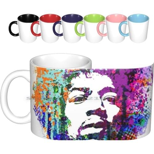 Guitar God #5 Ceramic Mugs Coffee Cups Milk Tea Mug Classic N Roll And Roll Music Music Musician Star Singer Famous Band Person