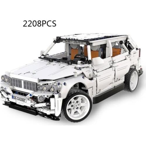 Technical 1:10 Scale SUV building block germany famous brand car BM x5 model 2.4Ghz radio remote control vehicle steam brick toy