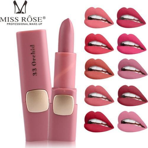 New Moisturizing 18 Colors Matte Lipstick Sexy Red Lips Long-lasting Lip Gloss Matte Cosmetics Lip Stick Makeup For Women Beauty