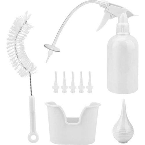 New 500mL Ear Cleaning Irrigation Kit Ear Wax Removal Tool Water Washing Syringe Squeeze Bulb Ear Cleaner For Adults Kids Earwax