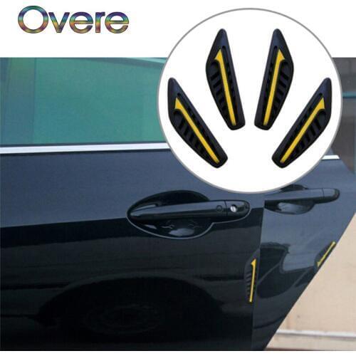 Overe 1Set Car door anti-collision stickers car mirror Anti-scratch For BMW E60 E36 E46 E90 E39 E30 F30 F10 F20 X5 E53 E70 E87