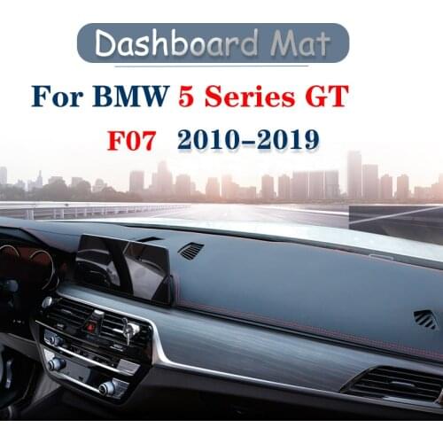 Anti-Slip Anti-UV Mat for BMW 5 Series GT F07 2010~2019 Dashboard Cover Pad Dashmat Protect Carpet Accessories 528i 535i 550i