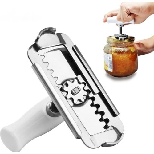 Adjustable Jar Opener Stainless Steel Lids off Jar Opener Bottle Opener Kitchen Accessories Can Opener for 3-9.5CM