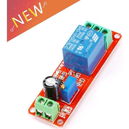 5Pcs DC 12V Time Delay Relay NE555 Time Relay Shield Timing Relay Timer Control Switch Car Relays Pulse Generation Duty Cycle