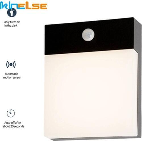 Modern 18W LED Wall Light Motion Sensor Waterproof Outdoor Porch Light IP65 Wall Lamp Gate Courtyard Garden Corridor 220V Lights