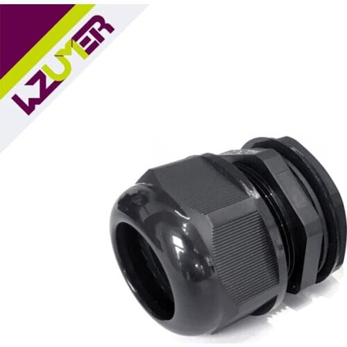 Warerproof Plastic Nylon Cable Gland IP68 M8 M12*1.5 M16 M18 M20 UL Cable Wires Connector Cable Retaining Head