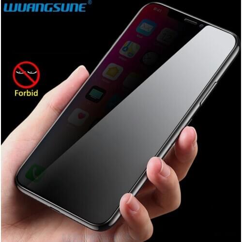 Anti-peeping protective glass for iphone 11 12 Pro Max SE2020 XR XS X 8 7 6S 6 Plus privacy tempered glass screen protector film