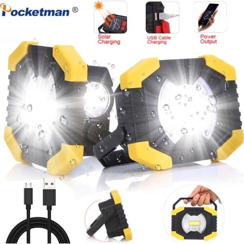 150W Led Portable Spotlight 8000lm Super Bright Led Work Light Rechargeable for Outdoor Camping Lampe Led Flashlight