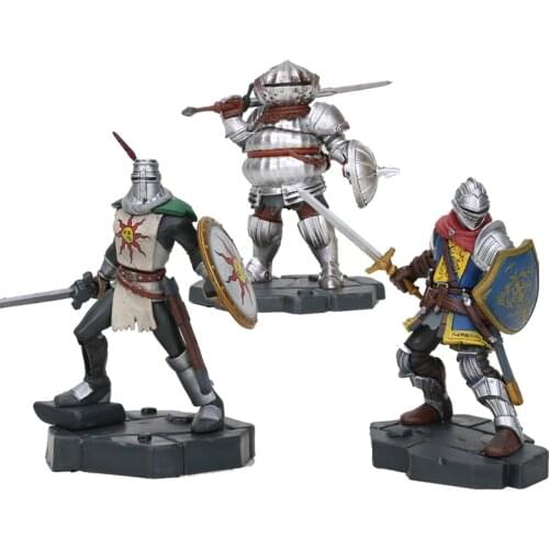 3 Styles Dark Souls Figure Heroes of Lordran Siegmeyer Black Knight Faraam Artorias Action Figure Collectible Model Toys 10cm