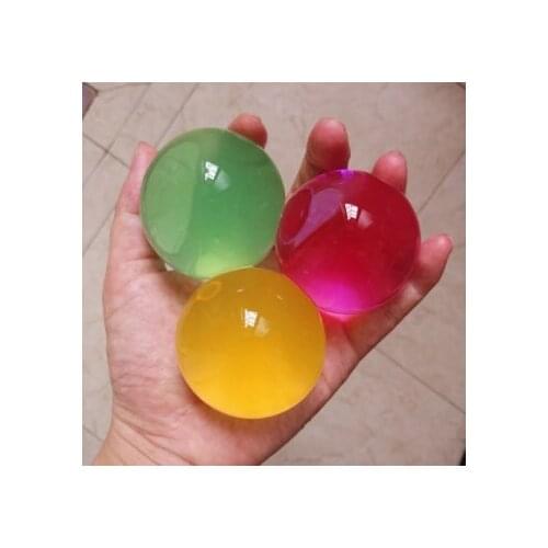 7-15pcs Large Hydrogel Pearl 10g Shaped Big 4-5cm Crystal Soil Water Beads Mud Grow Ball Wedding Growing Bulbs Childrens toys