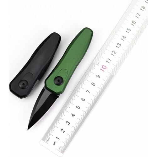 7500 mini camping knife aviation aluminum handle edc hunting knife CPM154 blade KS color box packaging outdoor survival tool