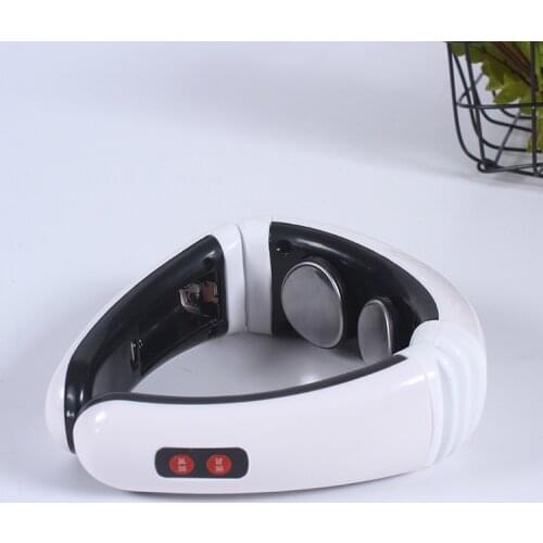 Electric Neck massage instrument cervical Spine treatment Relax electromagnetic shock pulse cervical physiotherapy Massager