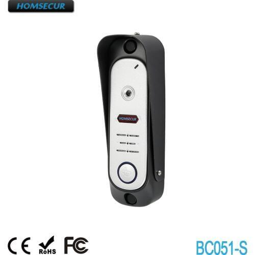 HOMSECUR 800TVL Silver Camera Surface Mount For Video Door Phone Intercom System BC051-S