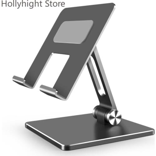Tablet Stand Aluminum Adjustable Stand Desk Foldable Holder Dock For iPad Pro 12.9 11 10.2 Air Mini 2020 Samsung Xiaomi Huawei
