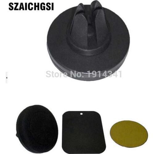 SZAICHGSI New Auto Car Holder Mini Air Vent Outlet Mount Magnet Magnetic Phone Mobile Holder Universal wholesale 100pcs/lot