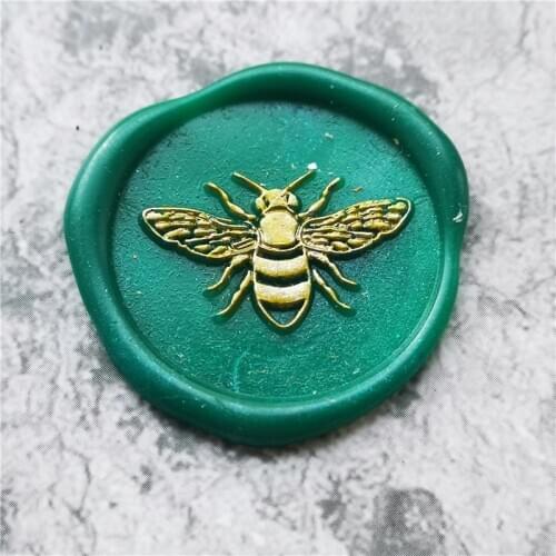 Bee stamp cute bee sello bee wax seal stamp Retro Wood Stamp Sealing Wax Seal Stamp Wedding Decorative sealing Stamp wax seals