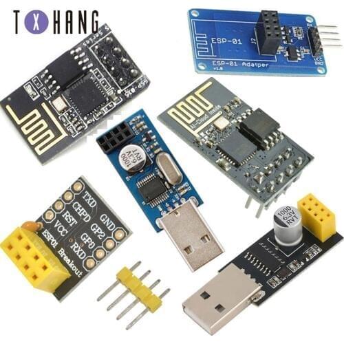 ESP01 Programmer Adapter UART GPIO0 ESP-01 Adaptater ESP8266 USB to ESP8266 Serial Wireless Wifi Developent Board Module