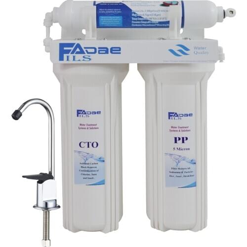 Simple&Easy assemble Home 3-Stage Undersink Drinking Filtration System for RV, Outdoor, Garage, Car, Hotel, Commercial etc