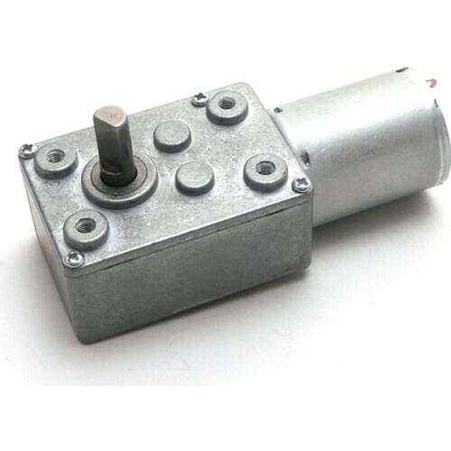 JSX255-370 DC Reduction Gear Motor DC12V 8300/34RPM Speed Reducer Worm Gear Box Motor