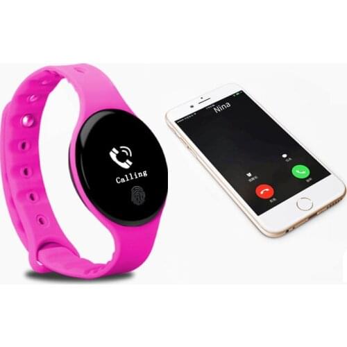 H8 Wristband Bracelet Smart Heart Rate Monitor Fitness Tracker with Touchpad OLED Screen for Android iOS