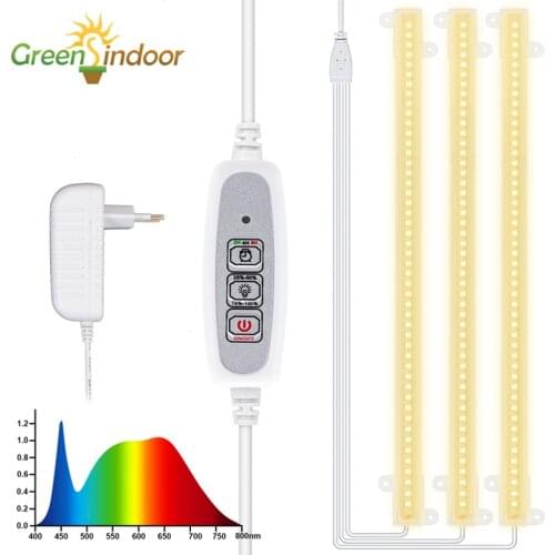 30W Plants Indoor Grow Led Strip Plant Light USB Phytolamp For Fowers Timer Phyto Light Dimmer Growing Lamps Full Spectrum Leds