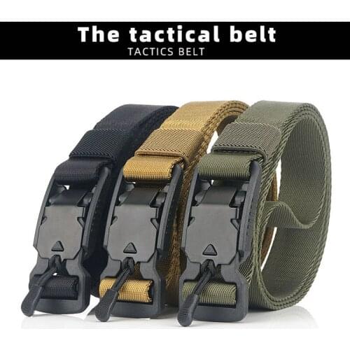 Tactical Belt Leisure Belt Quick Dry Elastic For Fishing Hunting Multi Function Alloy Buckle Quick Release Male Waistband