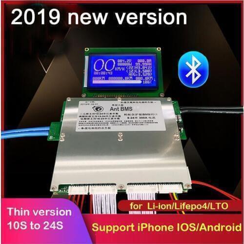 Smart Bluetooth 300A 200A 100A 70A Lithium Battery Protection Board Balance BMS Lipo li-ion lifepo4 LTO 10S 13S 14S 16S 20S 24S