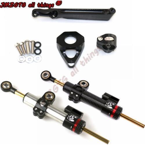 Motorcycle Universal Stabilizer Damper Complete Steering Mounting Bracket For HONDA CBR600RR 2005 2006