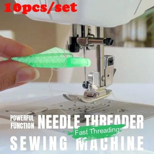 Small Fish Type Needle Threader Sewing Machine Needle Threader Automatic Quick Threaders DIY Thread Sewing Craft Tools Dropshipp