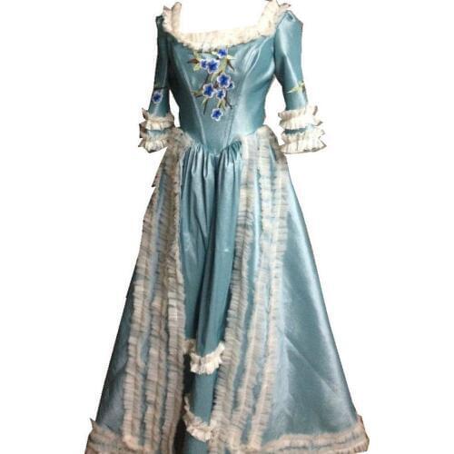 D-002 Victorian Gothic/Civil War Southern Belle loose Ball Gown Dress Halloween Theater Striped dresses Sz US 6-26 XS-6XL