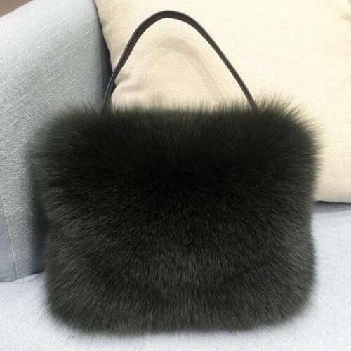 2019 Winter Candy Color Fur Clutch Womens Handbag Evening Bag Shoulder Messenger Wallet Party Bags Purse Pouch Luxury Designer