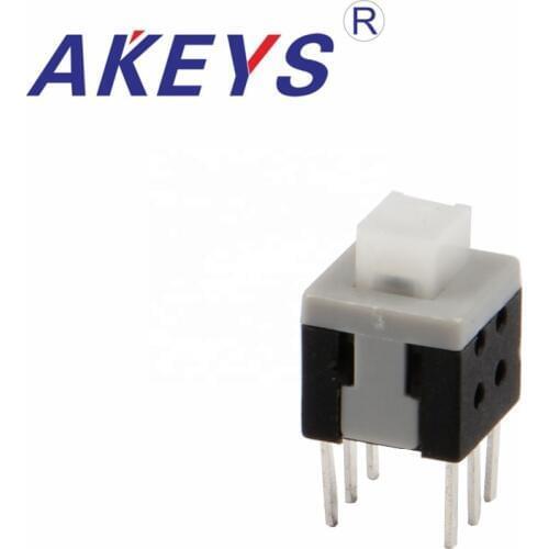 10PCS KFT-5.8C 2/3/4/6pin on off push button switch for toys High life 5.8x5.8mm button