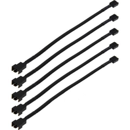 12 inch 5PCS 4 Pin PWM Connector Case Fan Extension Power Cable for Computer Dropshipping