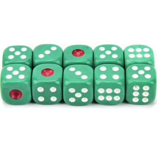 12mm 10 PCS Acrylic transaprent d6 dice,6 sided gambling small dice for Playing Game