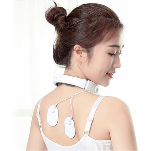 2020 Electric Neck Massager Pulse Back 6 Modes Power Control Far Infrared Heating Pain Relief Cervical Physiotherapy Massager