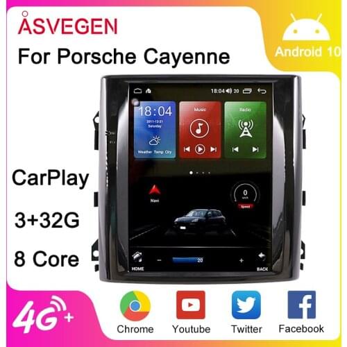 Android 8.1 Tesla Vertical Screen For Porsche Cayenne 8.8 inch 2011-2017 With 2G RAM 32GB ROM Car Radio GPS Navigation